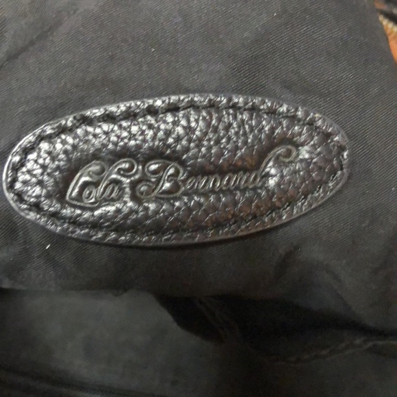 LOLA BERNARD MODENA burnt Orange croc embossed leather/suede shoulder handbag. - Picture 2 of 16